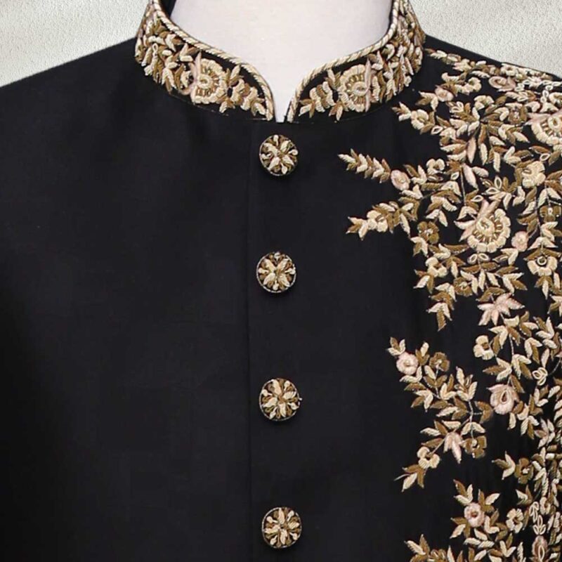 Black-Wedding-Sherwani-With-Gold-Embroidery-3.jpg