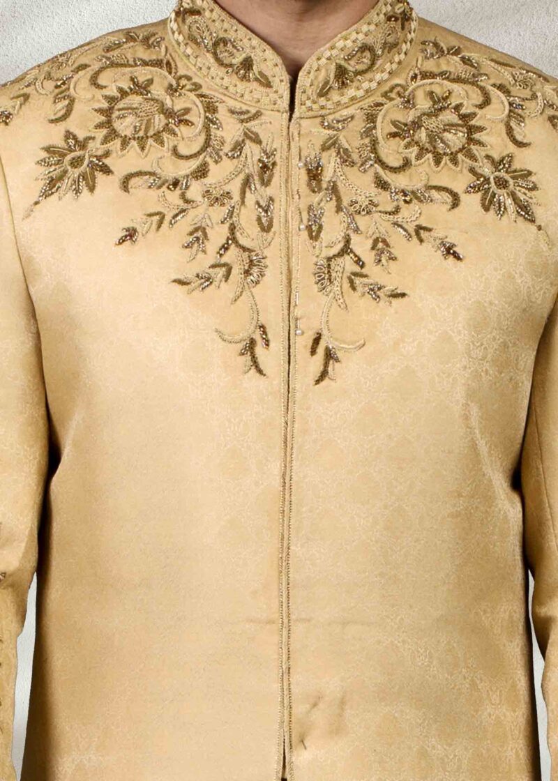 Golden-Wedding-Sherwani-With-Embroidery-FRONT-View.jpg