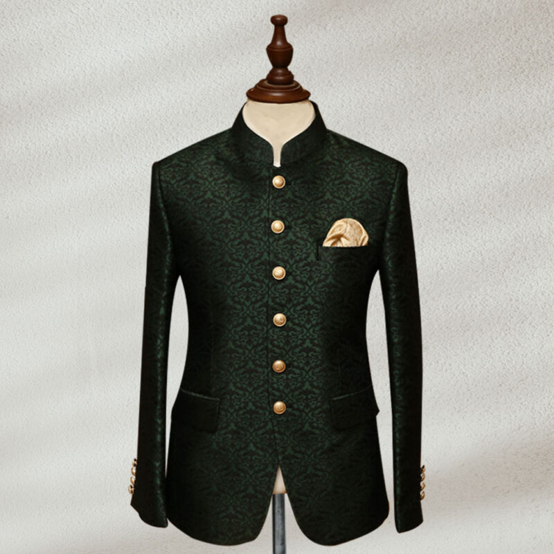 Green-Black-Self-Textured-Prince-Coat-1.jpg